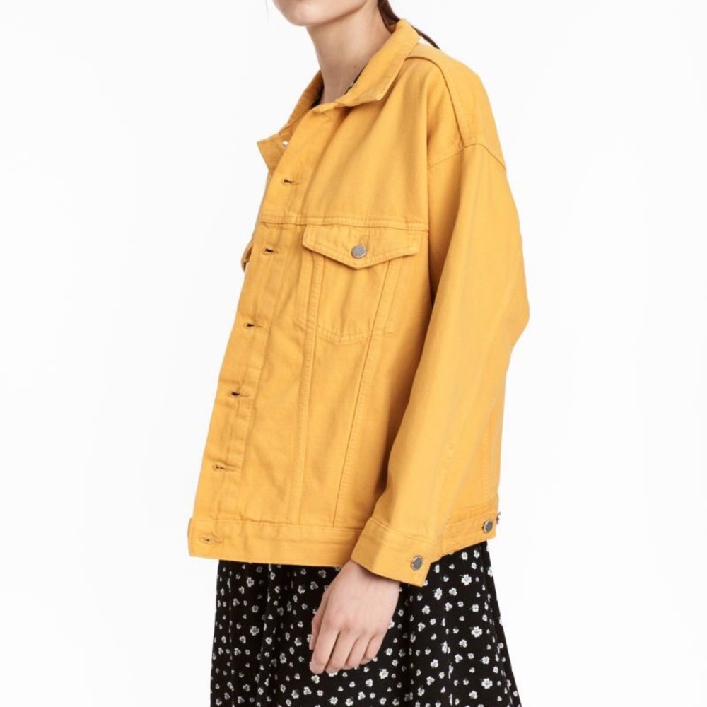 H&M | Yellow Denim Jacket - Picture 2 of 2